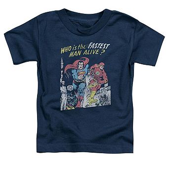 Justice League of America Fastest Man Short Sleeve Toddler T-Shirt