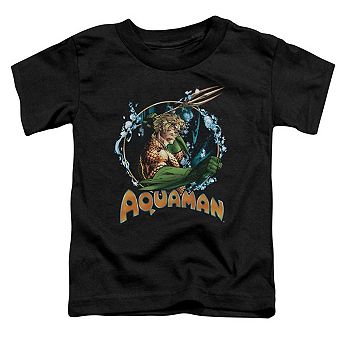 Justice League of America Ruler Of The Seas Short Sleeve Toddler T-Shirt