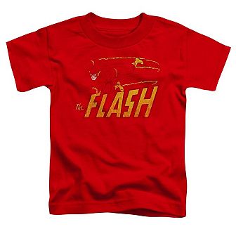 DC Comics Flash Flash Speed Distressed Short Sleeve Toddler T-Shirt