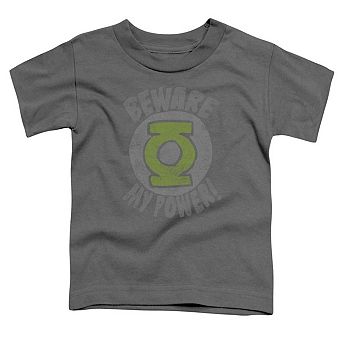 Green Lantern Beware Short Sleeve Toddler T-Shirt