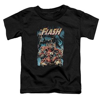 Justice League of America Electric Chair Short Sleeve Toddler T-Shirt