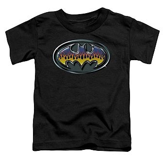 Batman Hot Rod Shield Short Sleeve Toddler T-Shirt