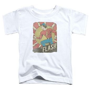 DC Comics Flash Tattered Poster Short Sleeve Toddler T-Shirt