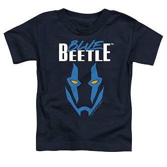 Blue Beetle Mask Short Sleeve Toddler T-Shirt