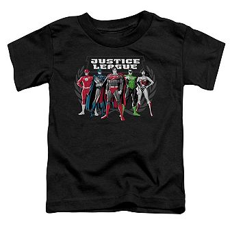 Justice League of America The Big Five Short Sleeve Toddler T-Shirt