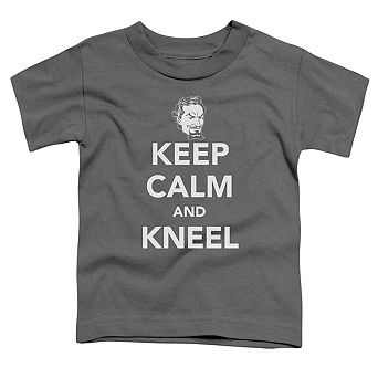 DC Comics Keep Calm And Kneel Short Sleeve Toddler T-Shirt