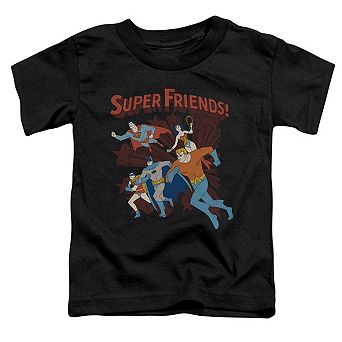 DC Comics Super Running Short Sleeve Toddler T-Shirt