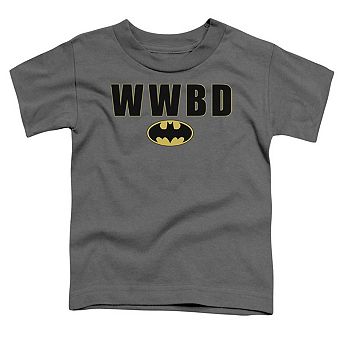 Batman Wonder Womanbd Logo Short Sleeve Toddler T-Shirt