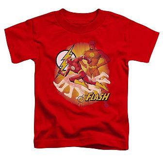 Justice League of America Lightning Fast Short Sleeve Toddler T-Shirt