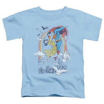 DC Comics Rainbow Love Short Sleeve Toddler T-Shirt