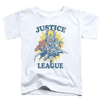 Justice League of America Lets Do This Short Sleeve Toddler T-Shirt