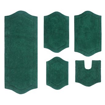 Home Weavers Waterford Collection 100% Cotton Tufted Bath Rug, Extra Soft & Absorbent Bath Rug