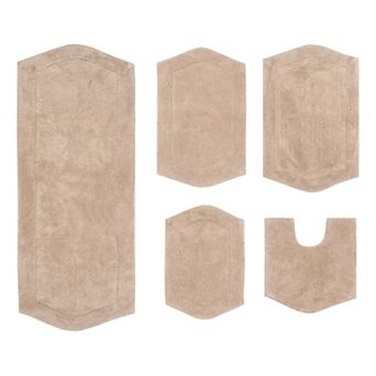 Home Weavers Waterford Collection 100% Cotton Tufted Bath Rug, Extra Soft & Absorbent Bath Rug