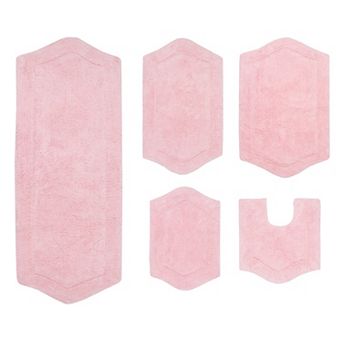 Home Weavers Waterford Collection 100% Cotton Tufted Bath Rug, Extra Soft & Absorbent Bath Rug