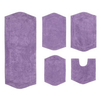 Home Weavers Waterford Collection 100% Cotton Tufted Bath Rug, Extra Soft & Absorbent Bath Rug