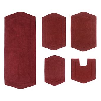 Home Weavers Waterford Collection 100% Cotton Tufted Bath Rug, Extra Soft & Absorbent Bath Rug