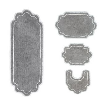 Home Weavers Allure Collection 100% Cotton Tufted Bath Rug, Soft & Absorbent Bath Rugs,Non-Slip Bath