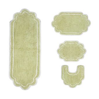 Home Weavers Allure Collection 100% Cotton Tufted Bath Rug, Soft & Absorbent Bath Rugs,Non-Slip Bath