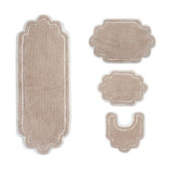 Home Weavers Allure Collection 100% Cotton Tufted Bath Rug, Soft & Absorbent Bath Rugs,Non-Slip Bath