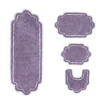 Home Weavers Allure Collection 100% Cotton Tufted Bath Rug, Soft & Absorbent Bath Rugs,Non-Slip Bath