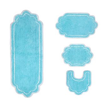 Home Weavers Allure Collection 100% Cotton Tufted Bath Rug, Soft & Absorbent Bath Rugs,Non-Slip Bath