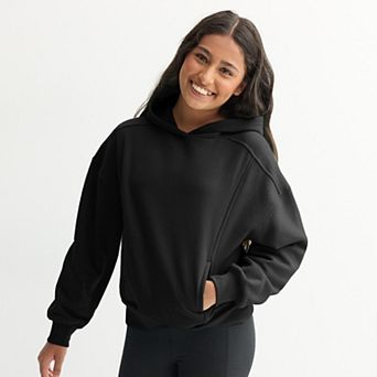 Girls 7-16 Tek Gear® Relaxed Fit Fleece Seamed Hoodie