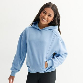 Girls 7-16 Tek Gear® Relaxed Fit Fleece Seamed Hoodie