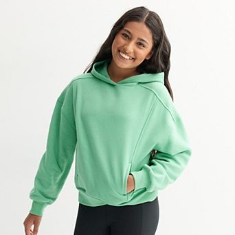 Girls 7-16 Tek Gear® Relaxed Fit Fleece Seamed Hoodie