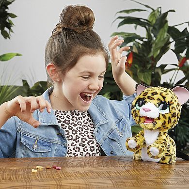 FurReal Lil Wilds Lolly the Leopard Interactive Plush with 35 Sounds & Reactions