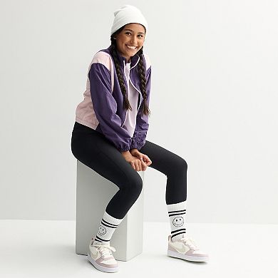 Girls 4-20 Tek Gear® Cinch Sleeve Windbreaker