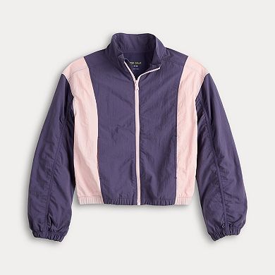 Girls 4-20 Tek Gear® Cinch Sleeve Windbreaker