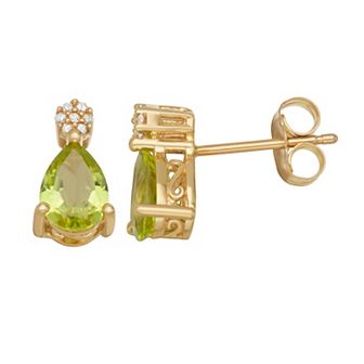 LeRose by Lexi and Rose 10k Gold Diamond Accent & Gemstone Earrings