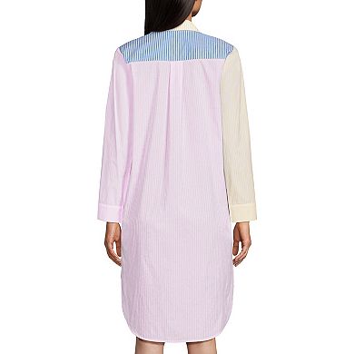 Petite Lands' End Long Sleeve Pajama Nightgown