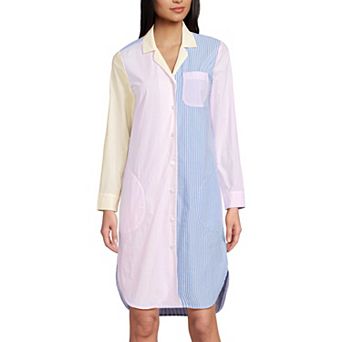 Petite Lands' End Long Sleeve Pajama Nightgown