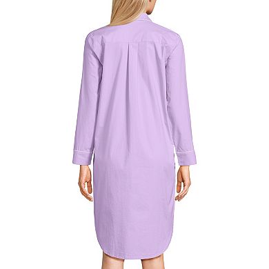 Petite Lands' End Long Sleeve Pajama Nightgown