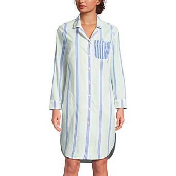 Petite Lands' End Long Sleeve Pajama Nightgown