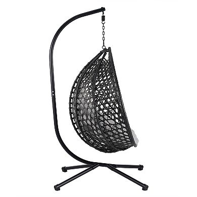 Merax Versatile Hanging Egg Chair for Indoor and Outdoor Use