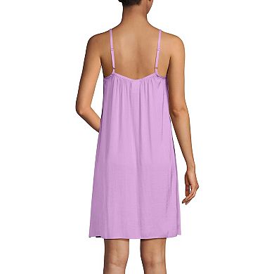 Women's Lands' End 2-Piece Pajama Nightgown & Pajama Robe Sleep Set