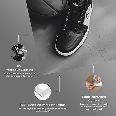 Notoriart Practice Makes Perfect Canvas Wall Art