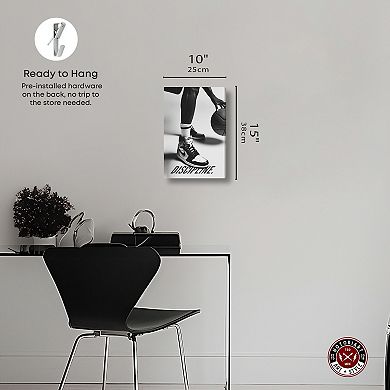 Notoriart Discipline Sneakers Canvas Wall Art