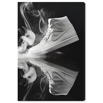 Notoriart Reflections And Smoke Canvas Wall Art