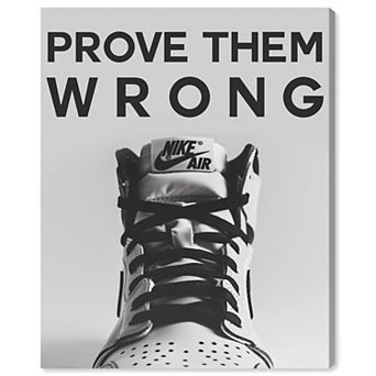 Notoriart Prove Them Wrong Minimalist Canvas Wall Art