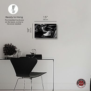 Notoriart Sports Car Sneaker Canvas Wall Art