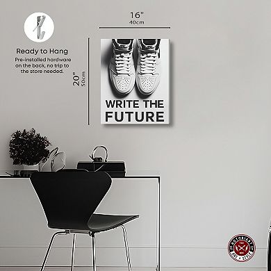 Notoriart Write The Future Canvas Wall Art