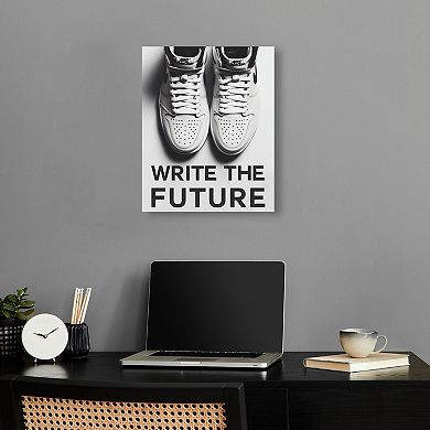 Notoriart Write The Future Canvas Wall Art