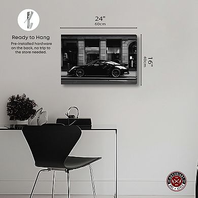 Notoriart City Streets Car Canvas Wall Art