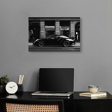 Notoriart City Streets Car Canvas Wall Art