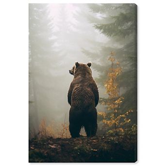 Notoriart Old Bear Cub Canvas Wall Art