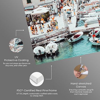 Notoriart Croatian Islands Canvas Wall Art