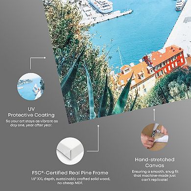 Notoriart St. Tropez Views Canvas Wall Art